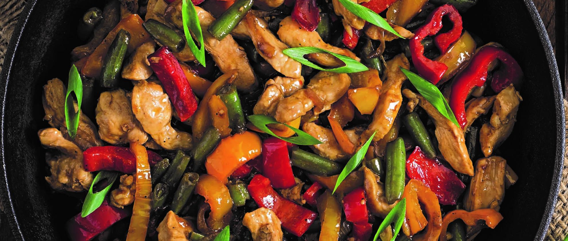 Wok Au Poulet Et Aux Légumes, Avec Sauce Pour Wok Maison | Alvo